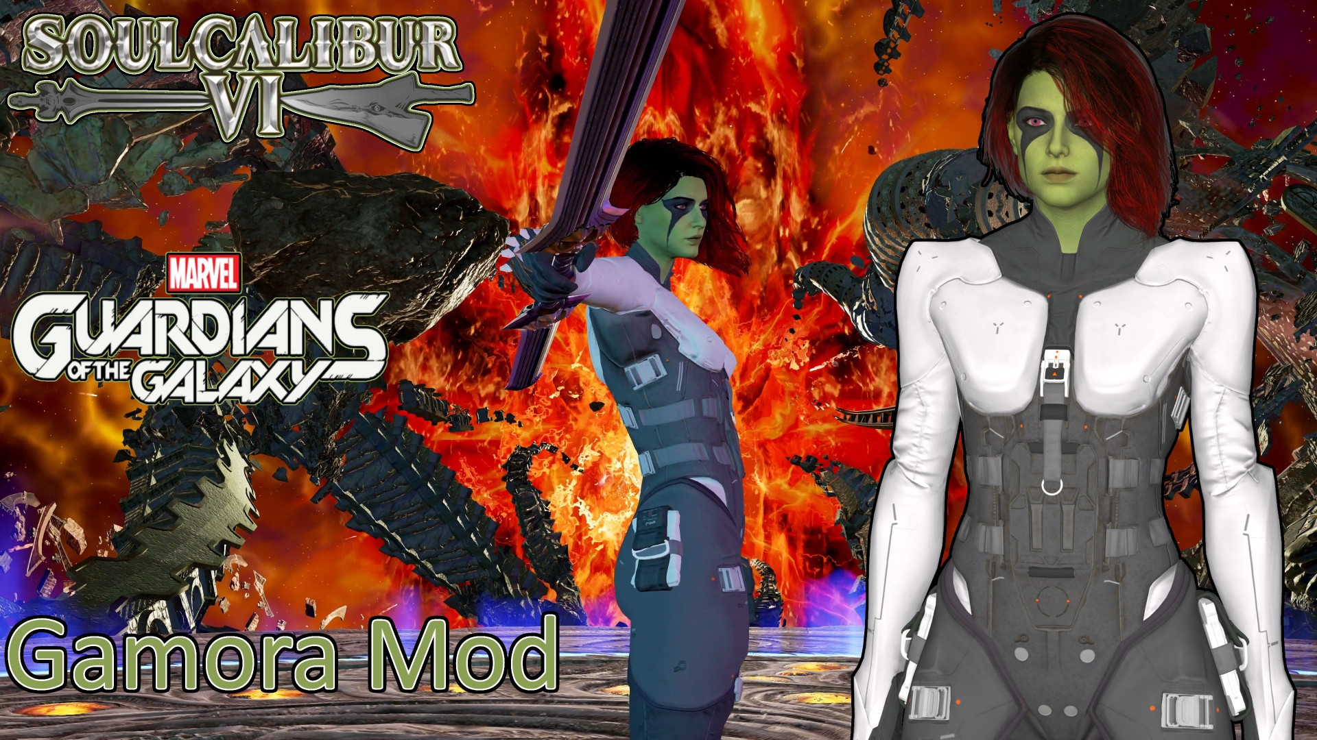 Soulcalibur 6 Guardians of the Galaxy Gamora Mod [Soulcalibur VI] [Mods]