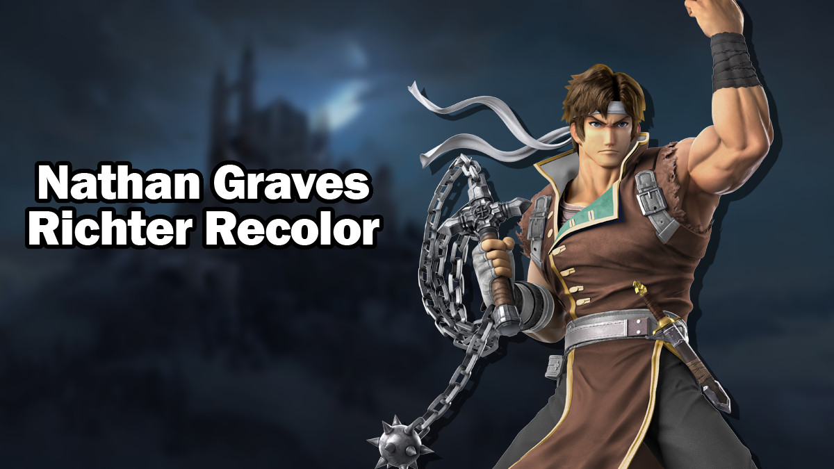 Nathan Graves Richter Recolor [Super Smash Bros. Ultimate] [Mods]