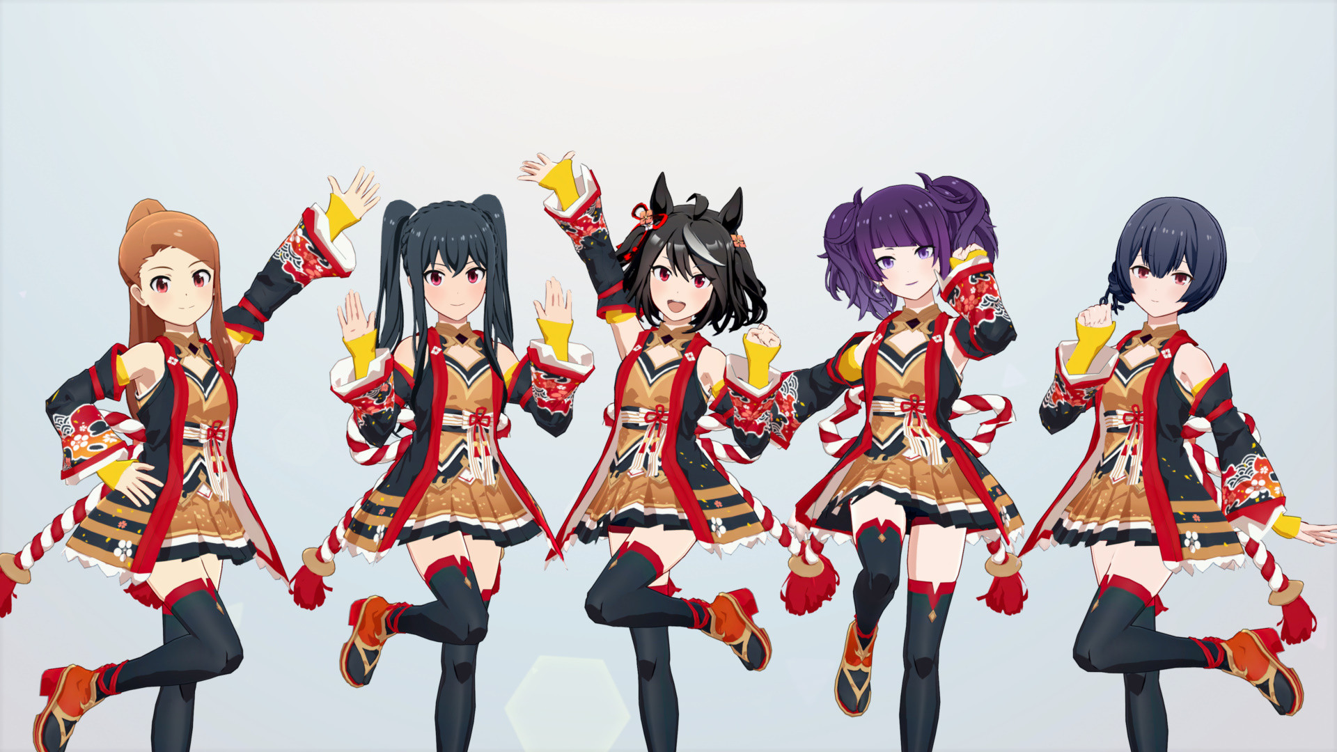 Kitasan Black Outfit Over Early Summer Dress THE IDOLM STER STARLIT SEASON Mods 