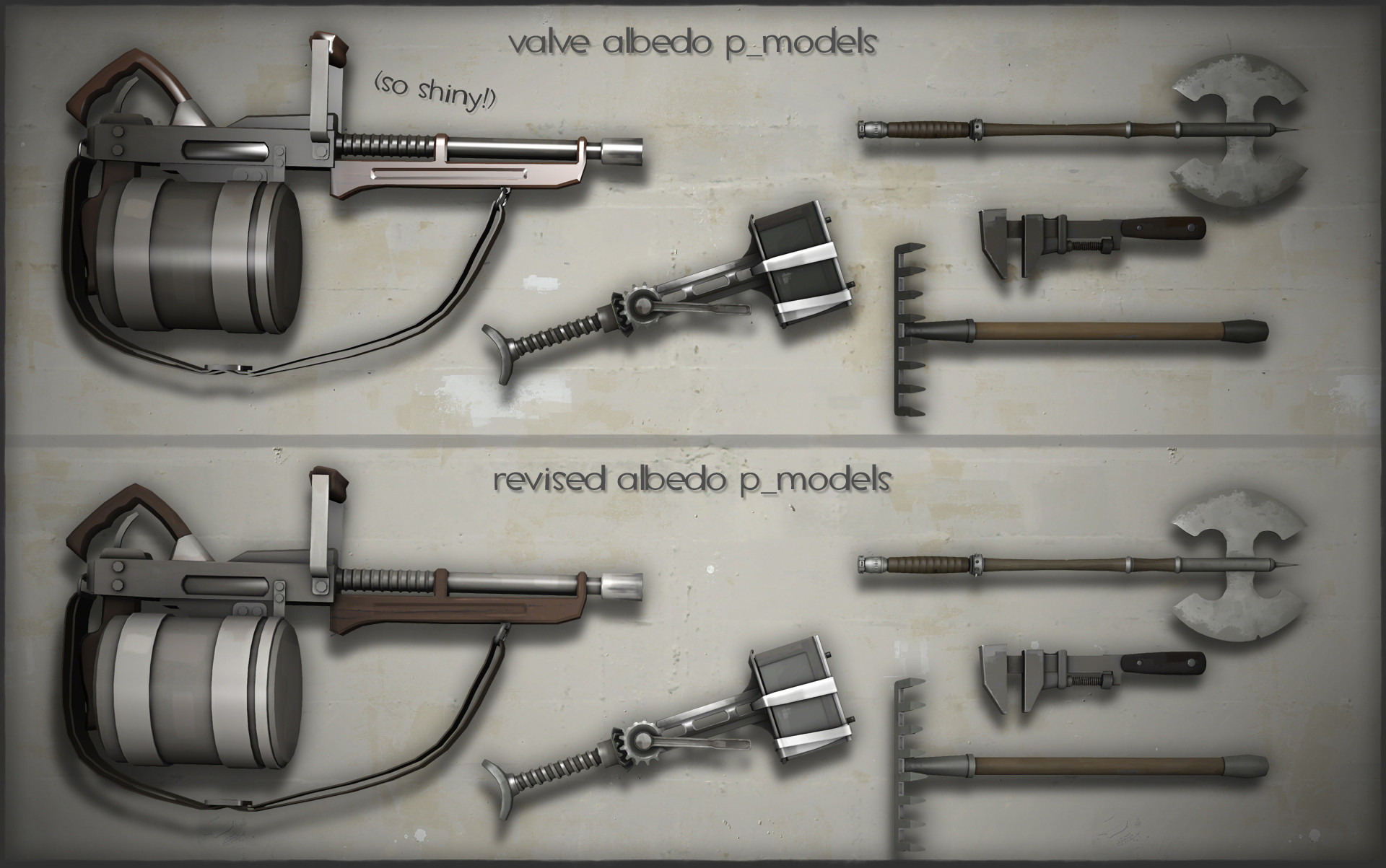 War Paint Materials fixes and improvements [Team Fortress 2] [Mods]