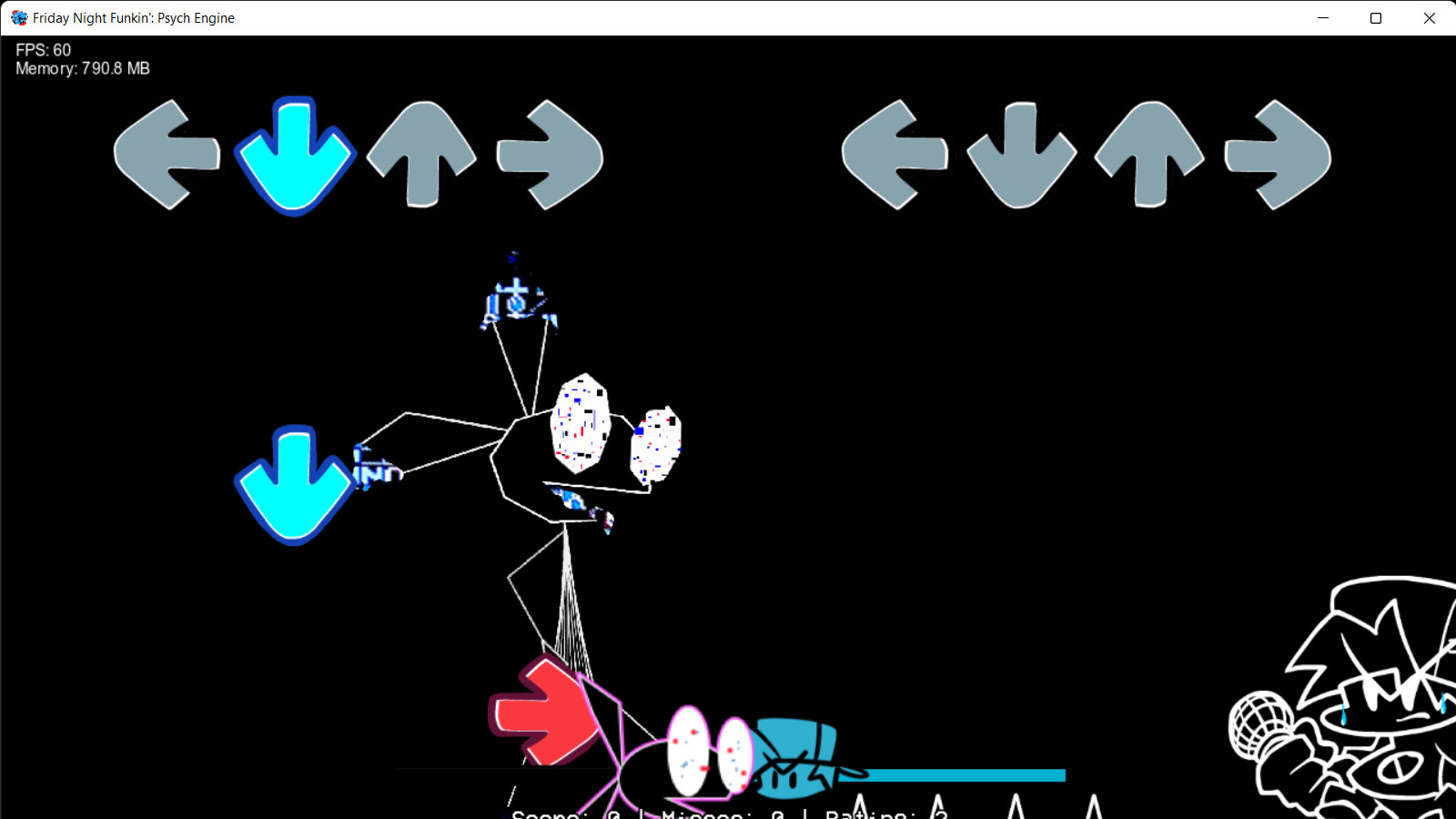 Vs. Vib Ribbon Glitching (Vs. Vibri pibby) [Friday Night Funkin'] [Mods]