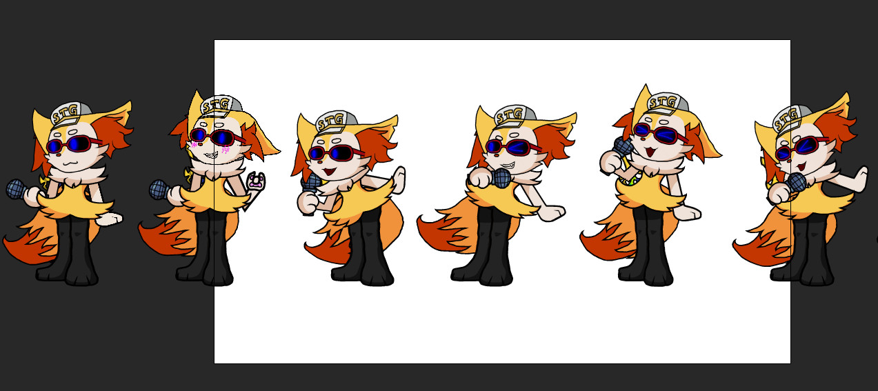 The Vs. Sonic.exe STG55544 Sprites Recreation Pack