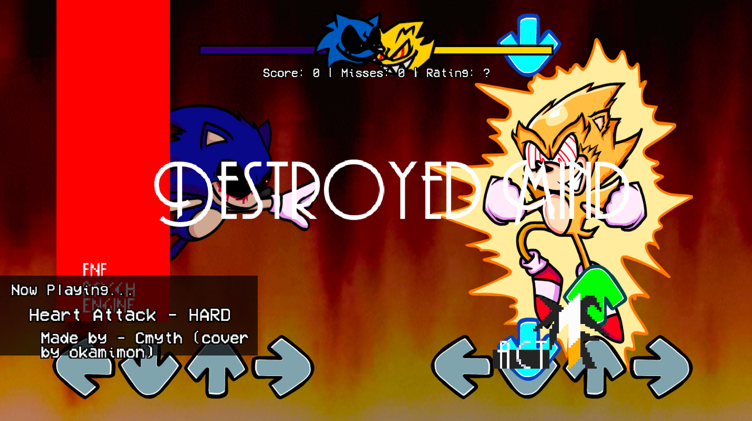 NEW SONIC/SUPER SONIC/EXETIOR/FLEETWAY SUPER SONIC PARTS! - FNF vs Sonic.EXE  : X Event by l left