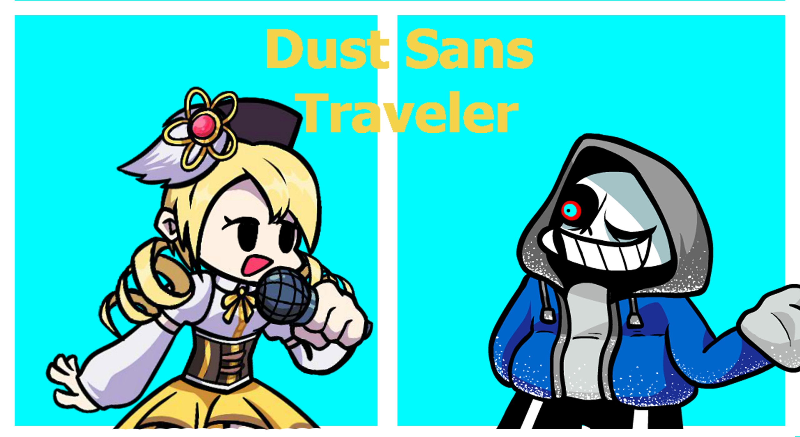 Dust Sans Traveler (BETA) [Friday Night Funkin'] [Mods]