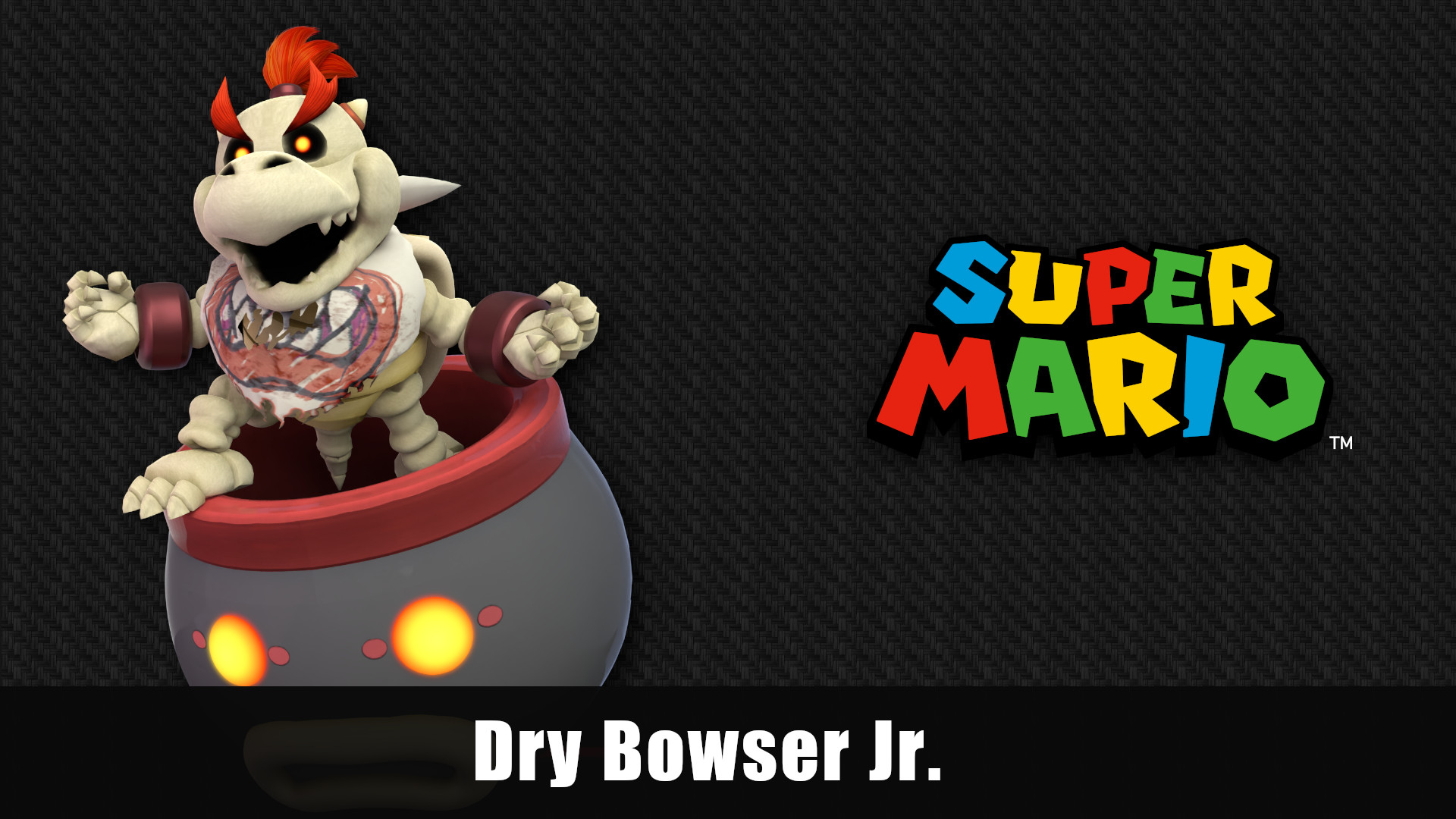 Bowser and Bowser Jr. from Super Mario! So cute!