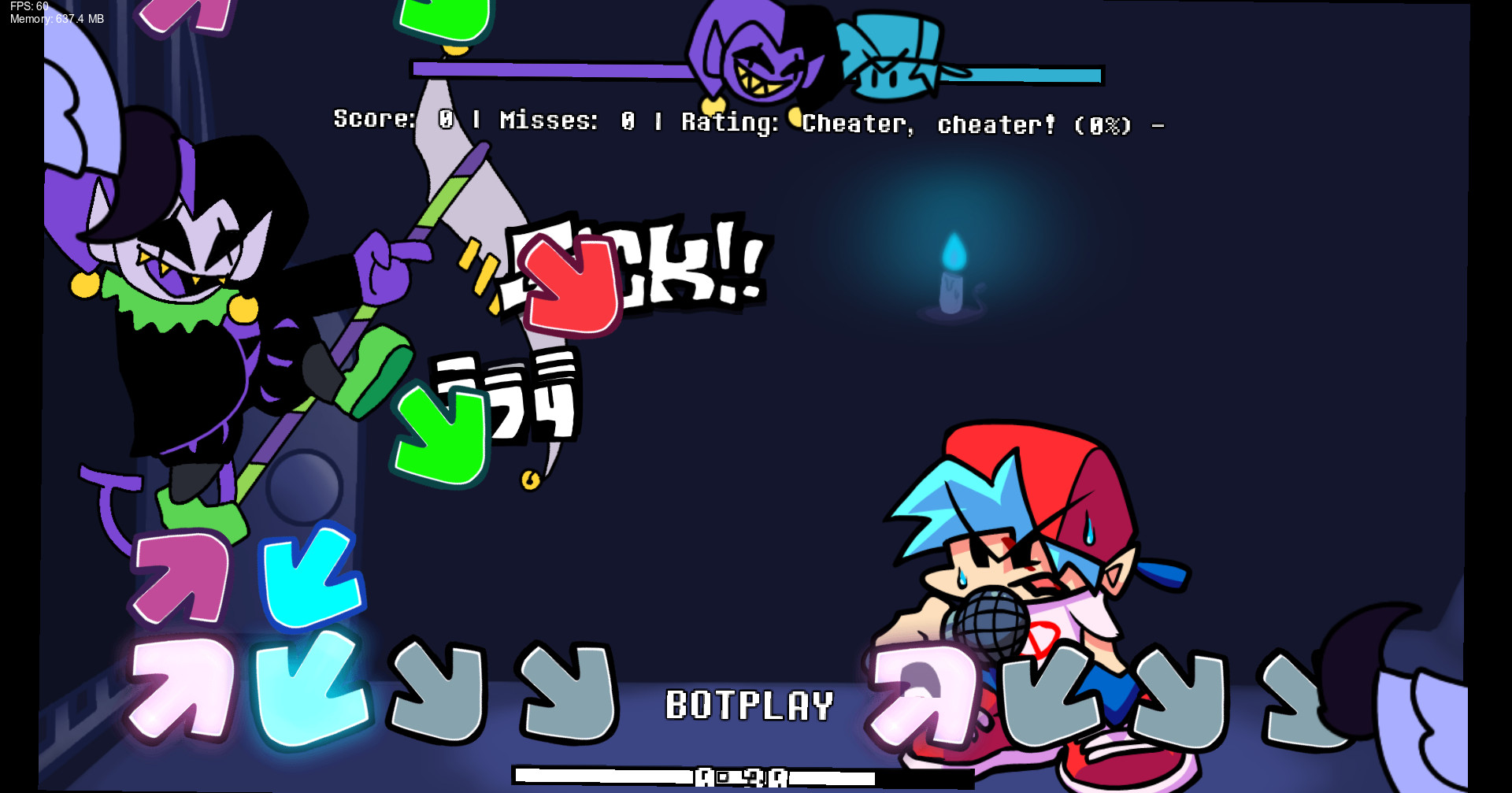 RAGDOLL CHAOS but it's a BF instead Mod for Friday Night Funkin' | FNF Mods