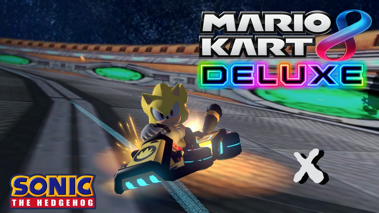 Super Sonic Port [Mario Kart 8 Deluxe] [Mods]