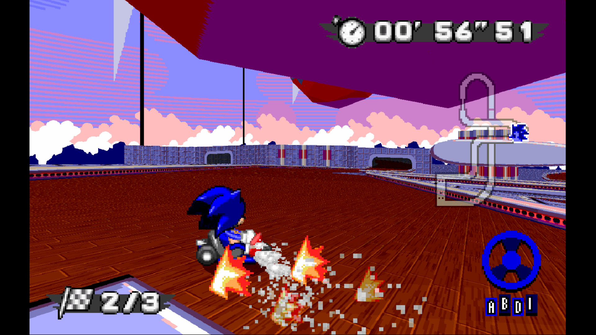 Faker Sonic [Sonic Robo Blast 2 Kart] [Mods]