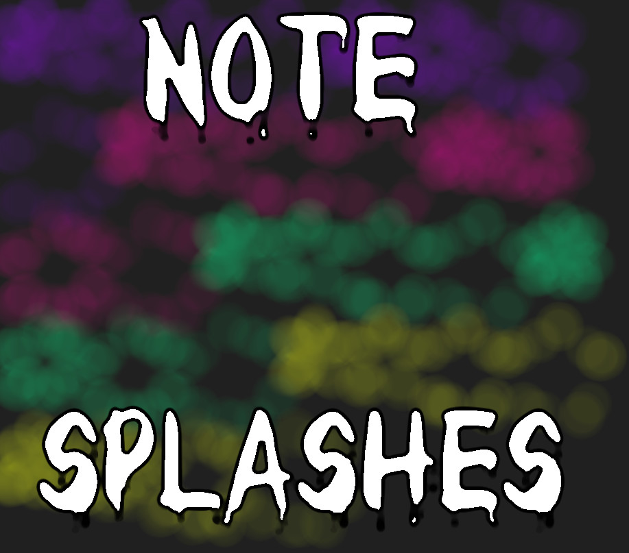 FNF - Dark colors noteskin Mod for Friday Night Funkin' | FNF Mods