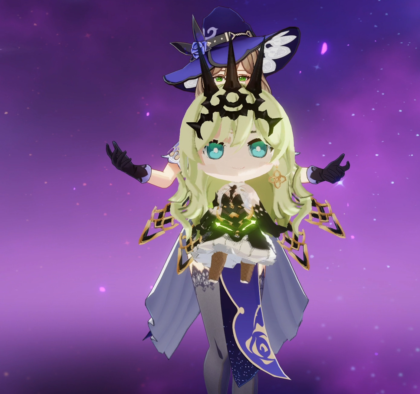 Mobius Chibi over Kagura's Verity
