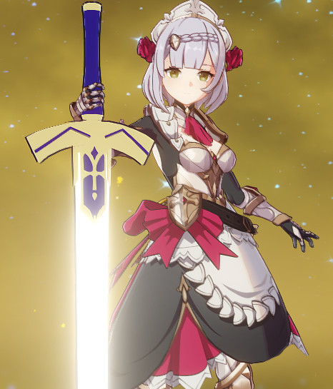 Whiteblind Excalibur (Fate Series) [Genshin Impact] [Mods]