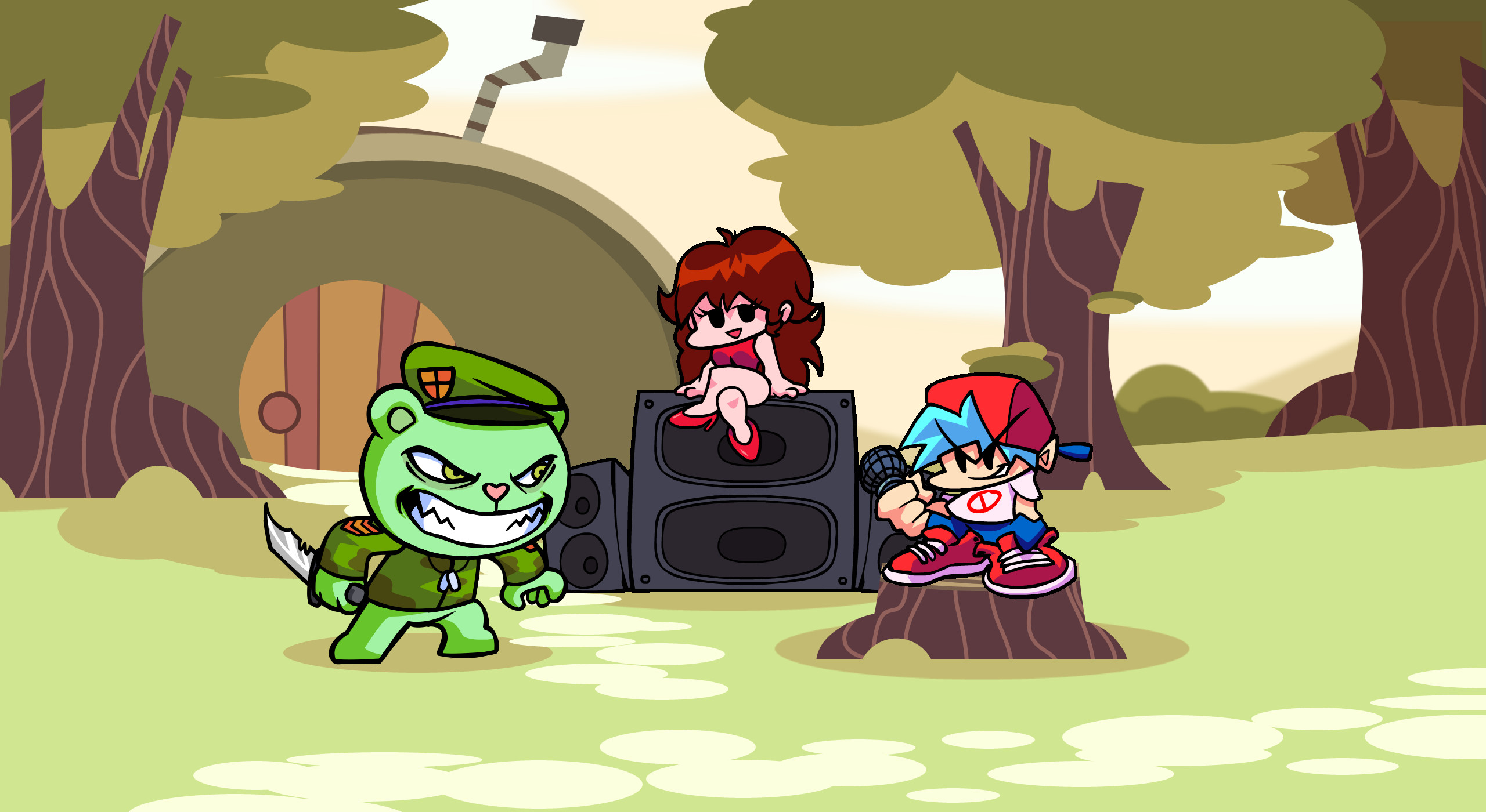 Frday Night Funkin Vs Flippy Blood Trial