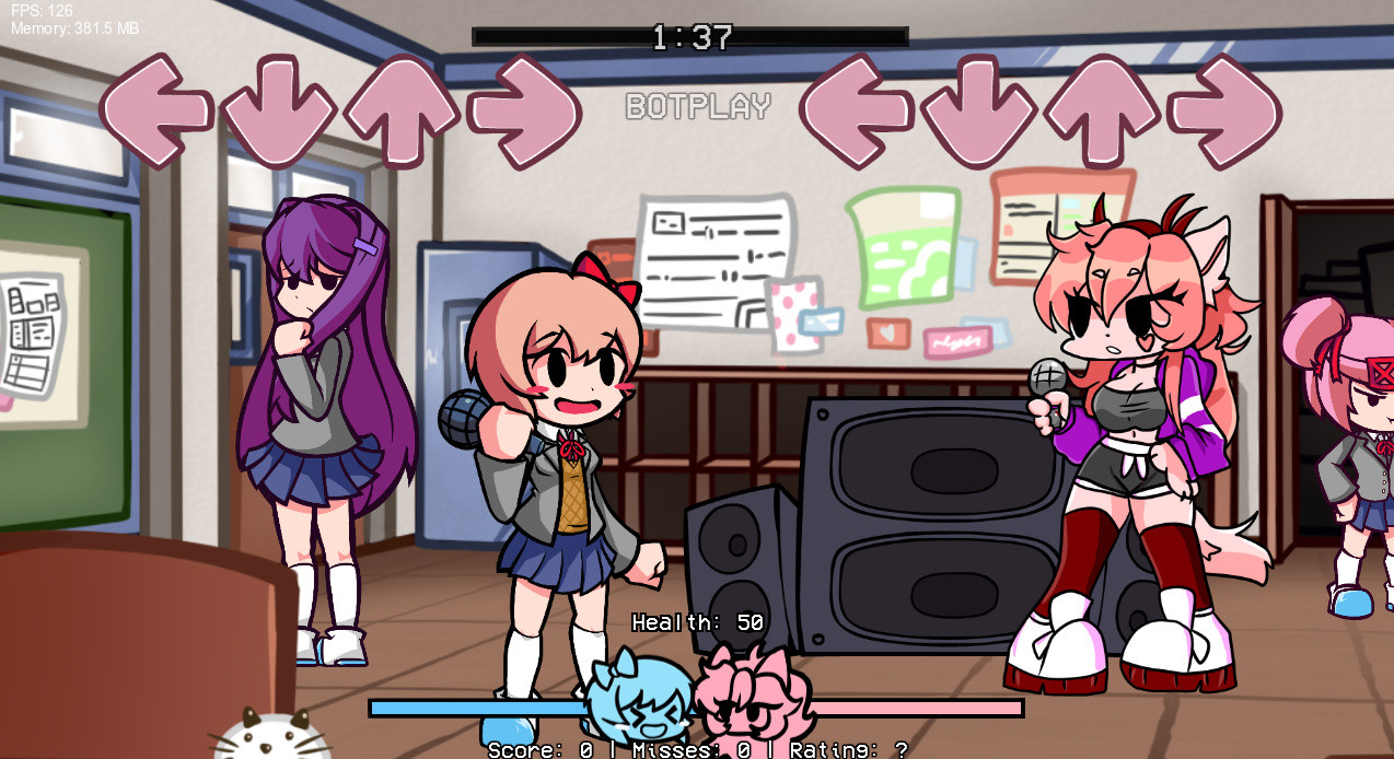 friday Night Funkin doki takeover with johanna