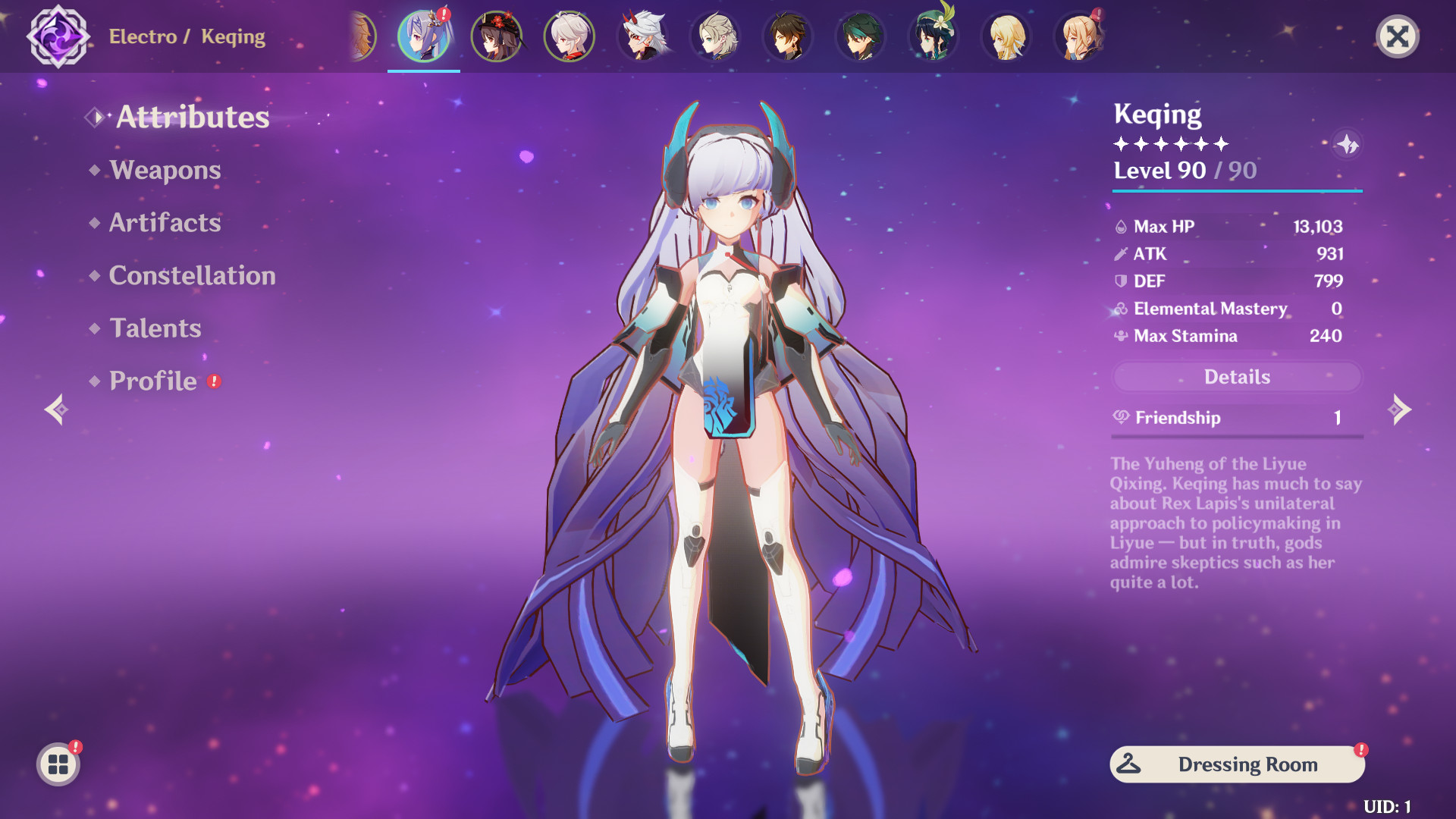 Keqing Heavenly Striker