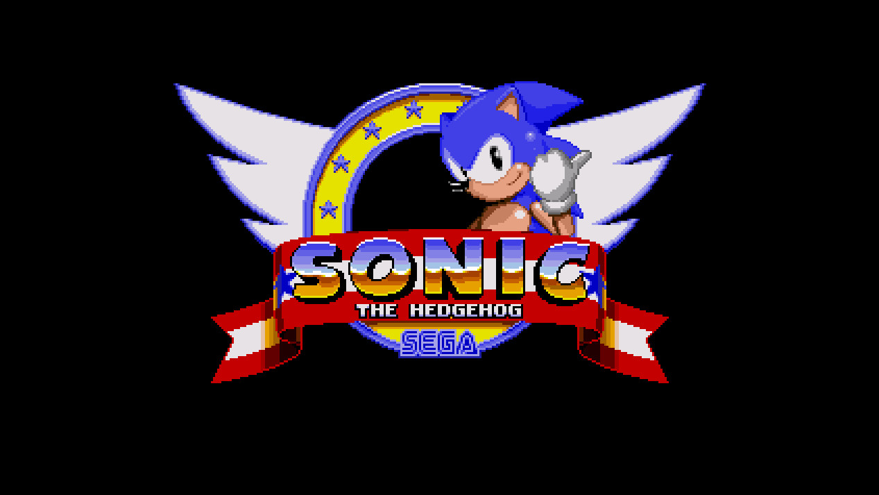 Sonic 1 Style Title Screen Sonic The Hedgehog 2 Absolute Mods