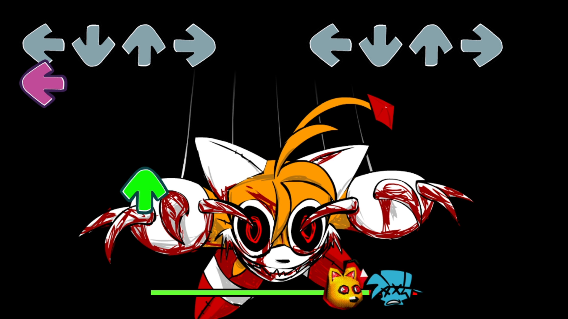 FNF: Souless Tails Doll Concept by Glichedxd on Newgrounds