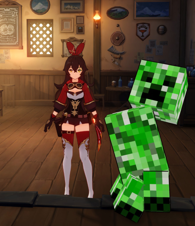 Baron Bunny As Creeper