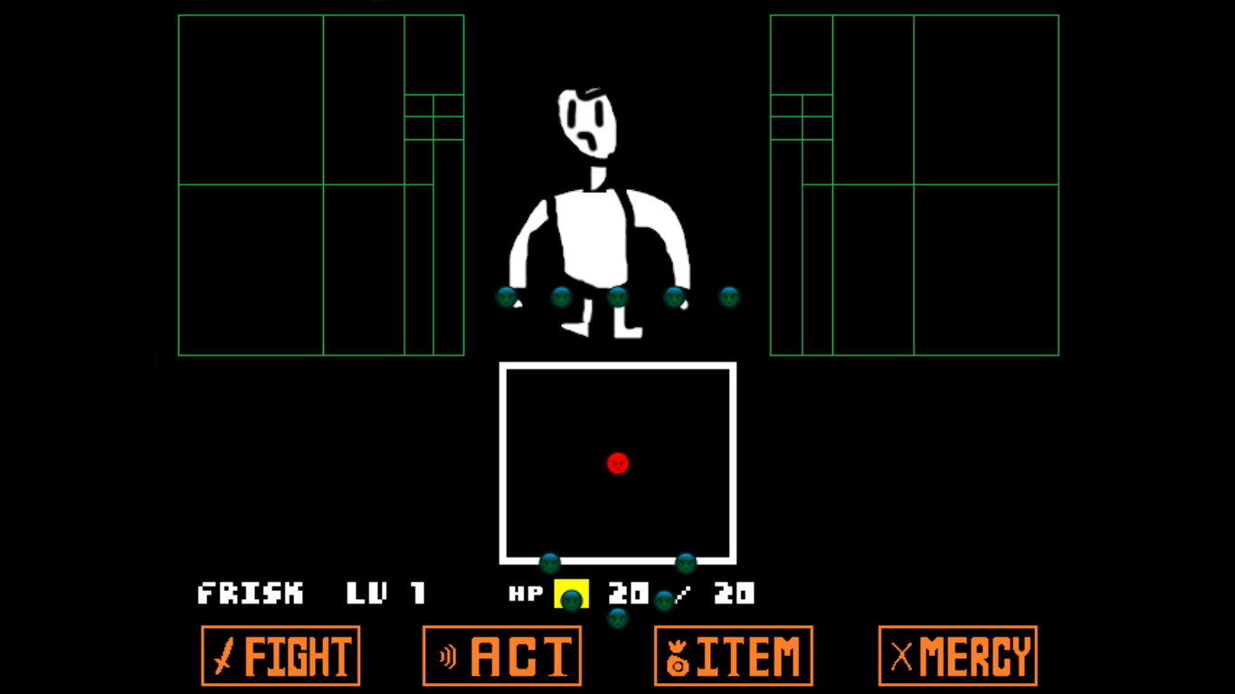 Boneco Branco [Create Your Frisk (Unitale)] [Mods]