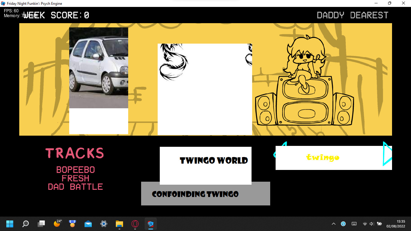 FNF vs strator+twingo alpha 1