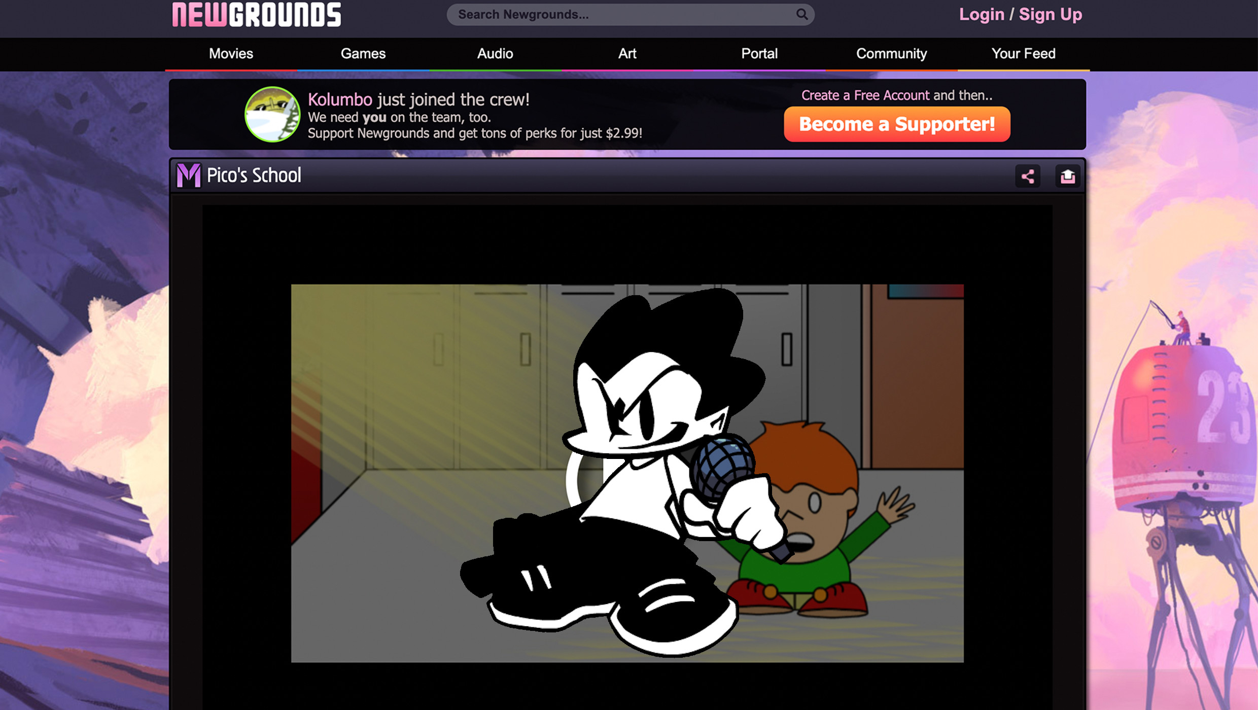Pico sings Files