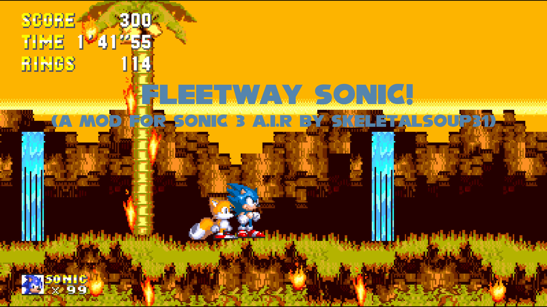 Sonic 3 A.I.R - Fleetway Super Sonic Mod 