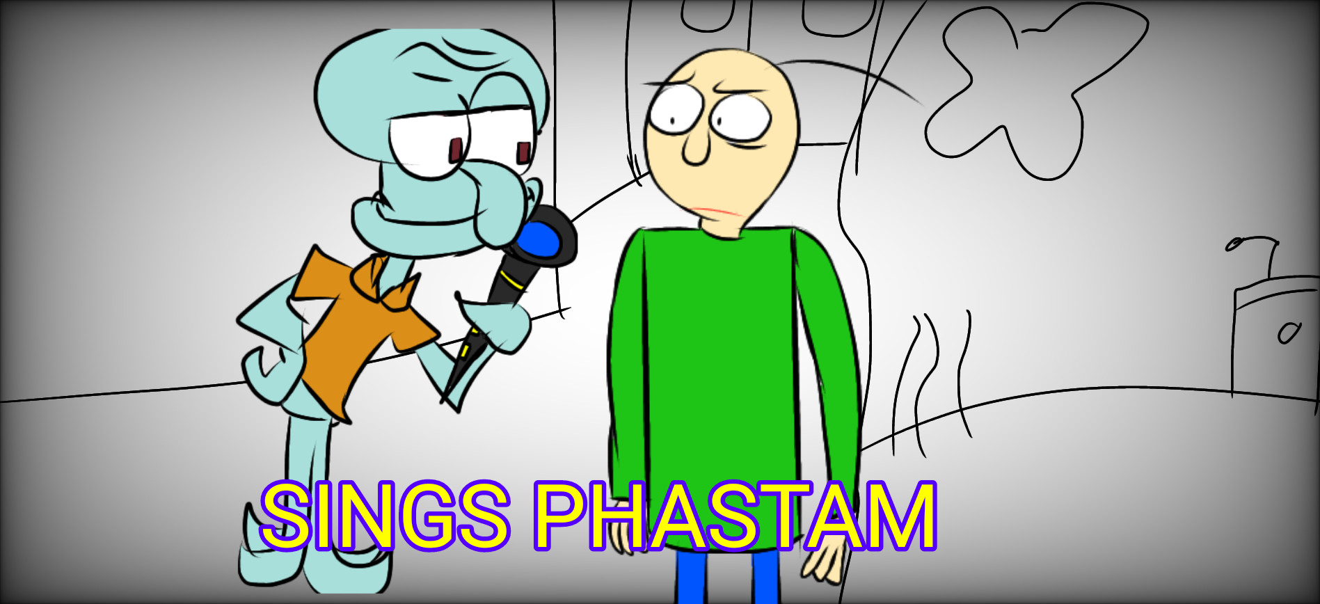 Baldi and Squidward Sing Phantasm (playable)