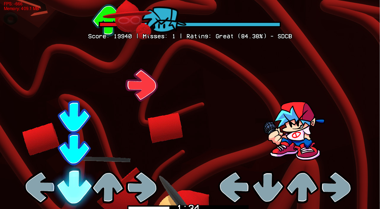 Vs Dave and Bambi: Expunged Eats Cookies Mod for Friday Night Funkin ...