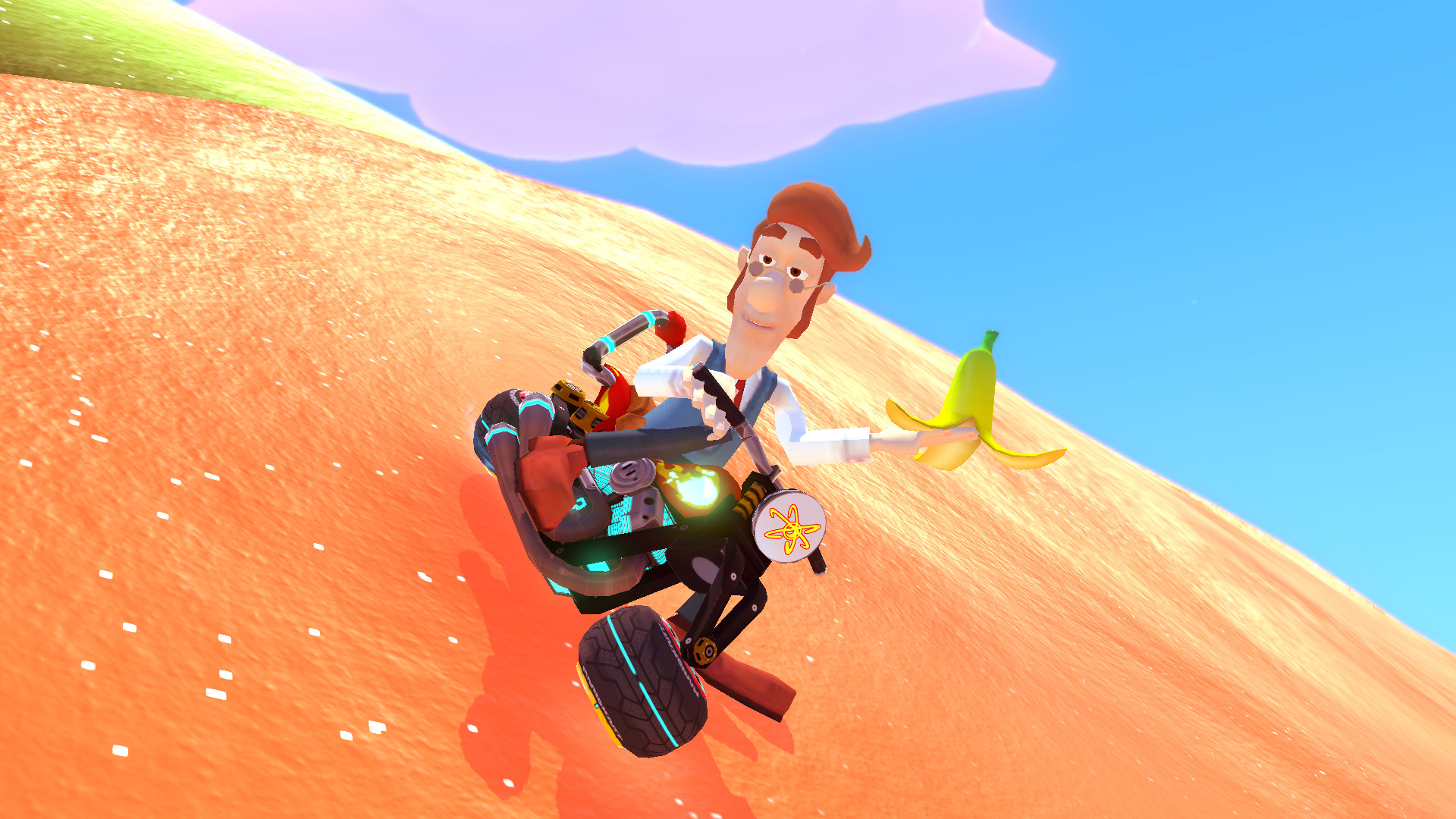 Hugh Neutron in Mario Kart [Mario Kart 8 Deluxe] [Mods]