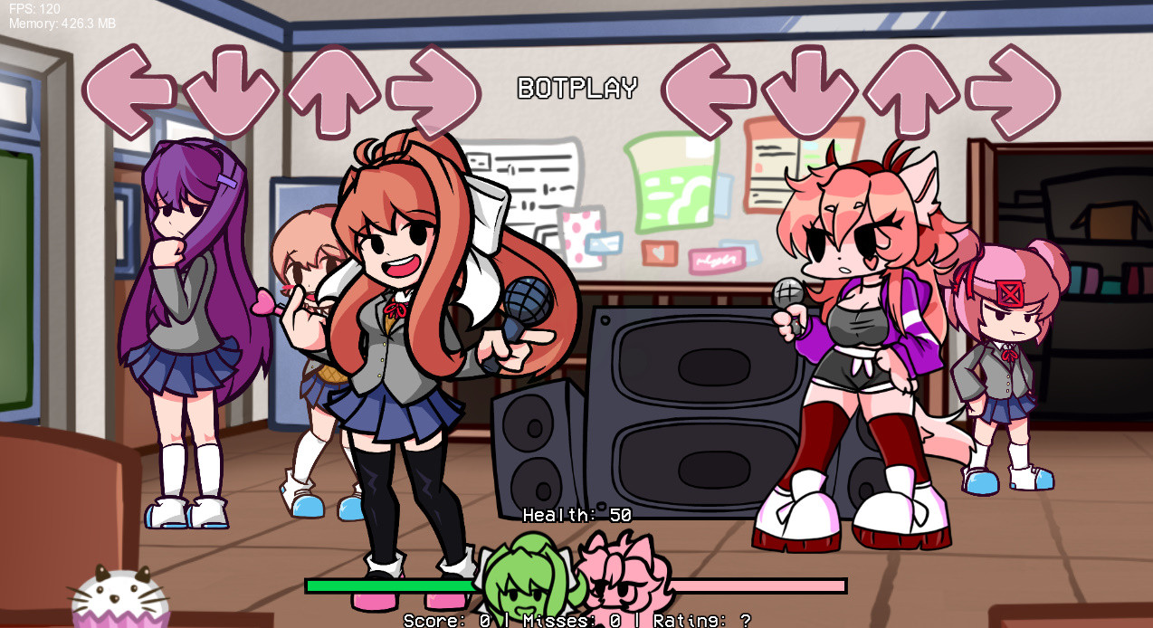 friday Night Funkin ddlc with johanna update