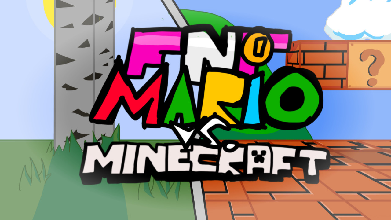 FNF Mario Vs Minecraft