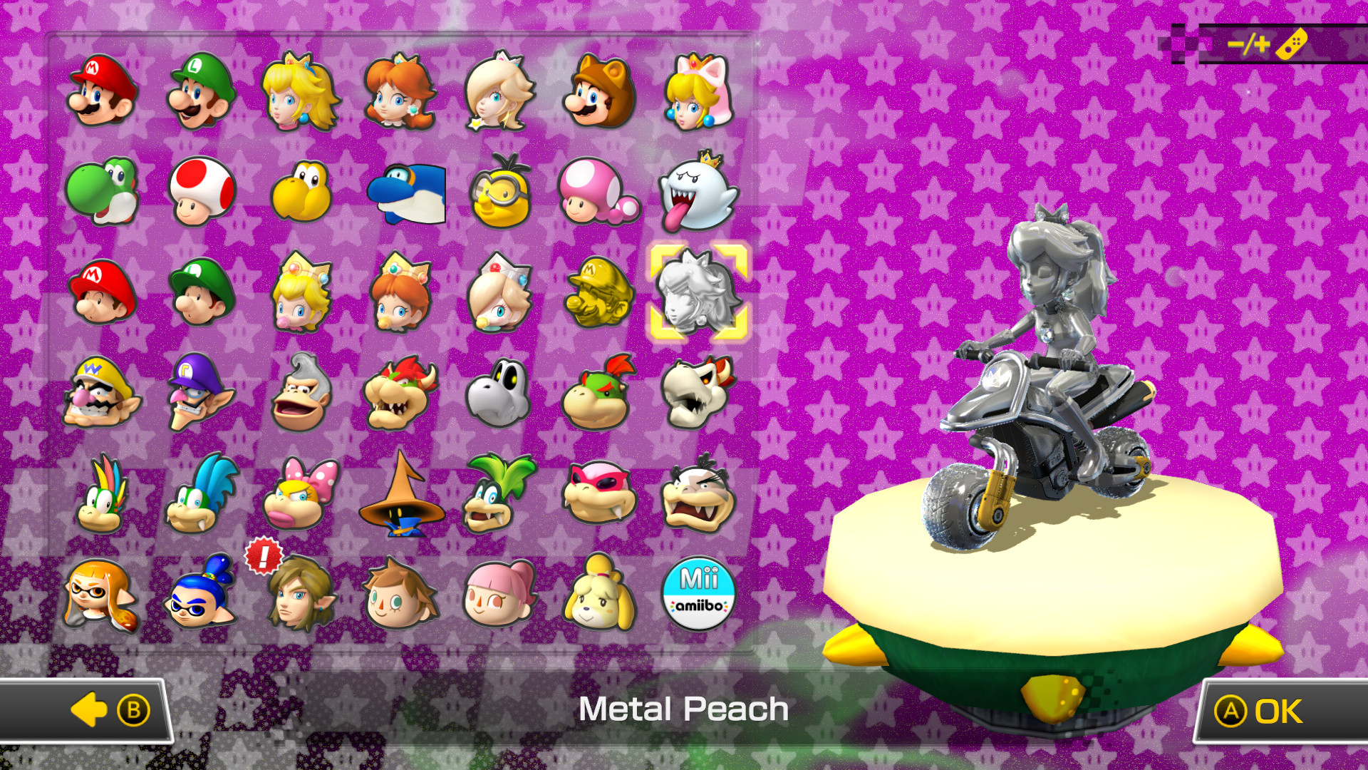 Metal Peach [Mario Kart 8 Deluxe] [Mods]