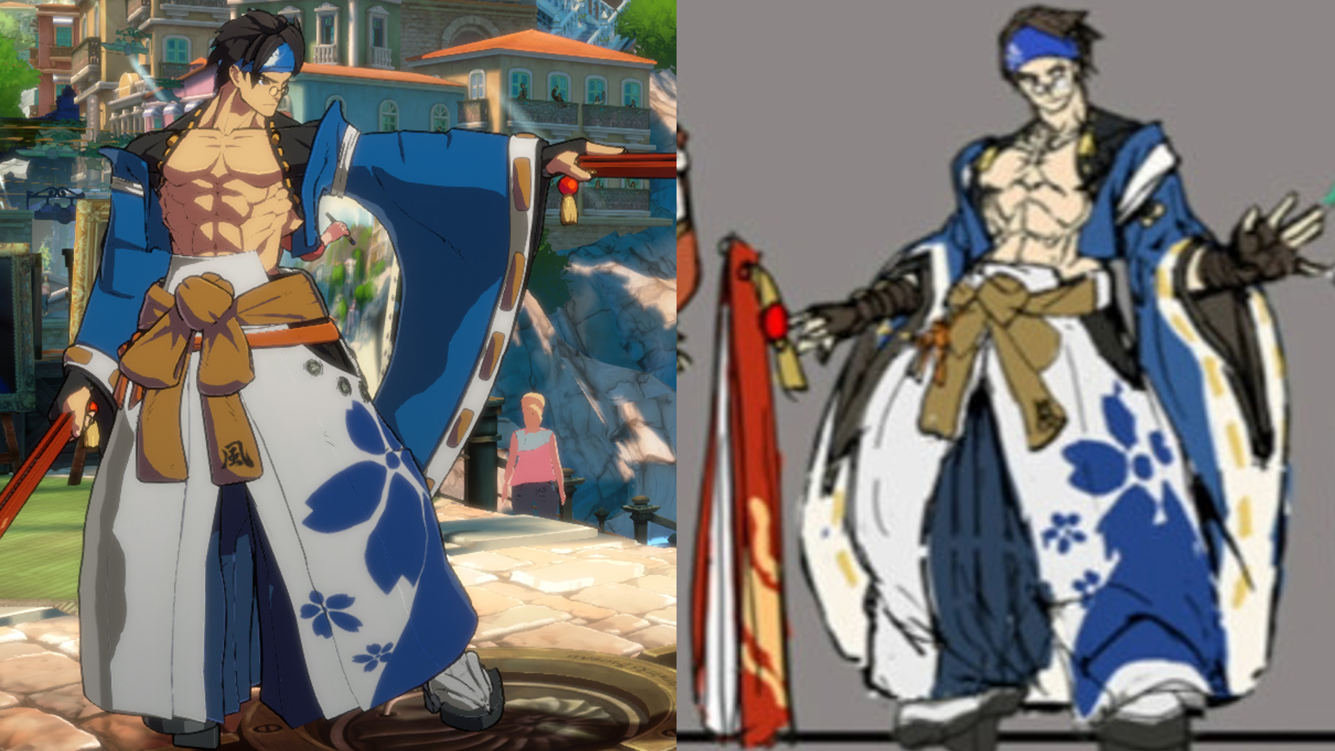 Early Anji Concept Art Skin [GUILTY GEAR STRIVE] [Mods]