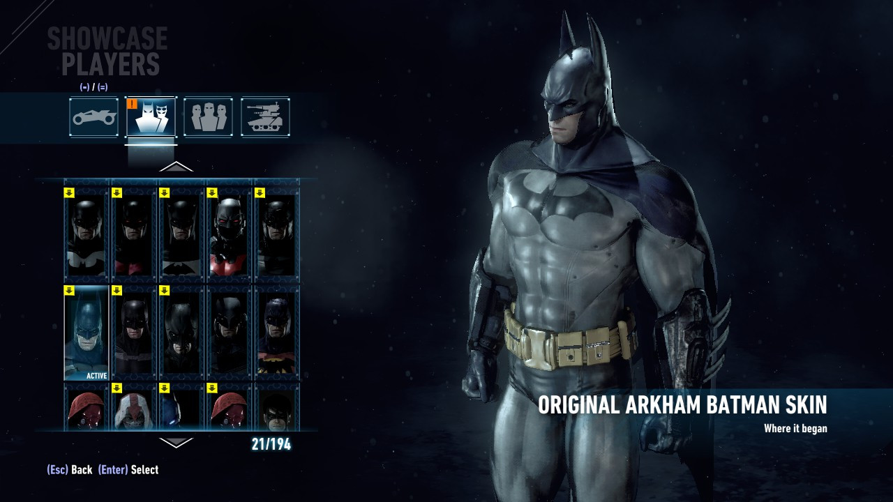 TBH Batverse Modpack - Arkham City: skin mod 