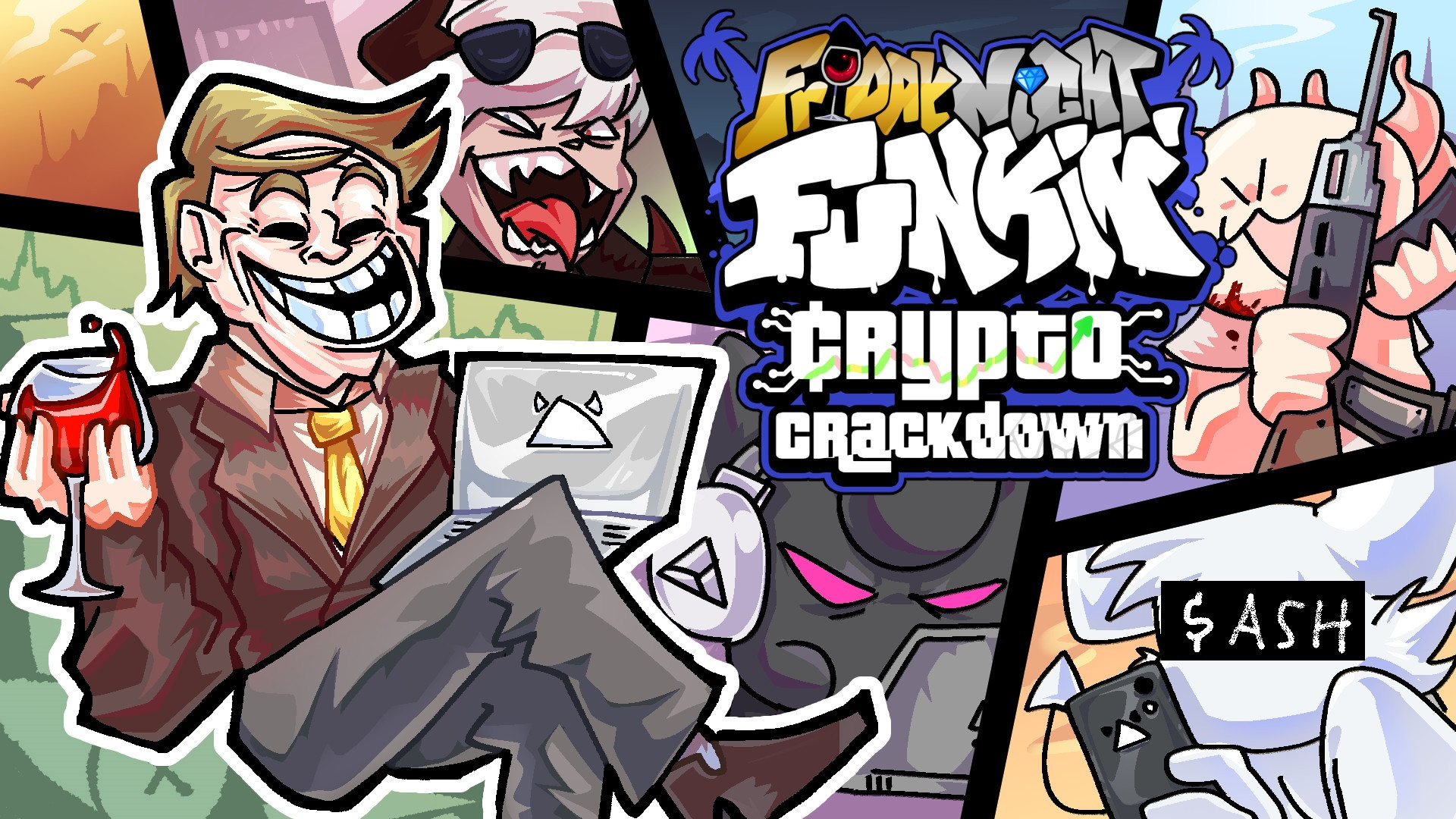 Friday Night Funkin' Crypto Crackdown [FUNKJAM] [Friday Night Funkin
