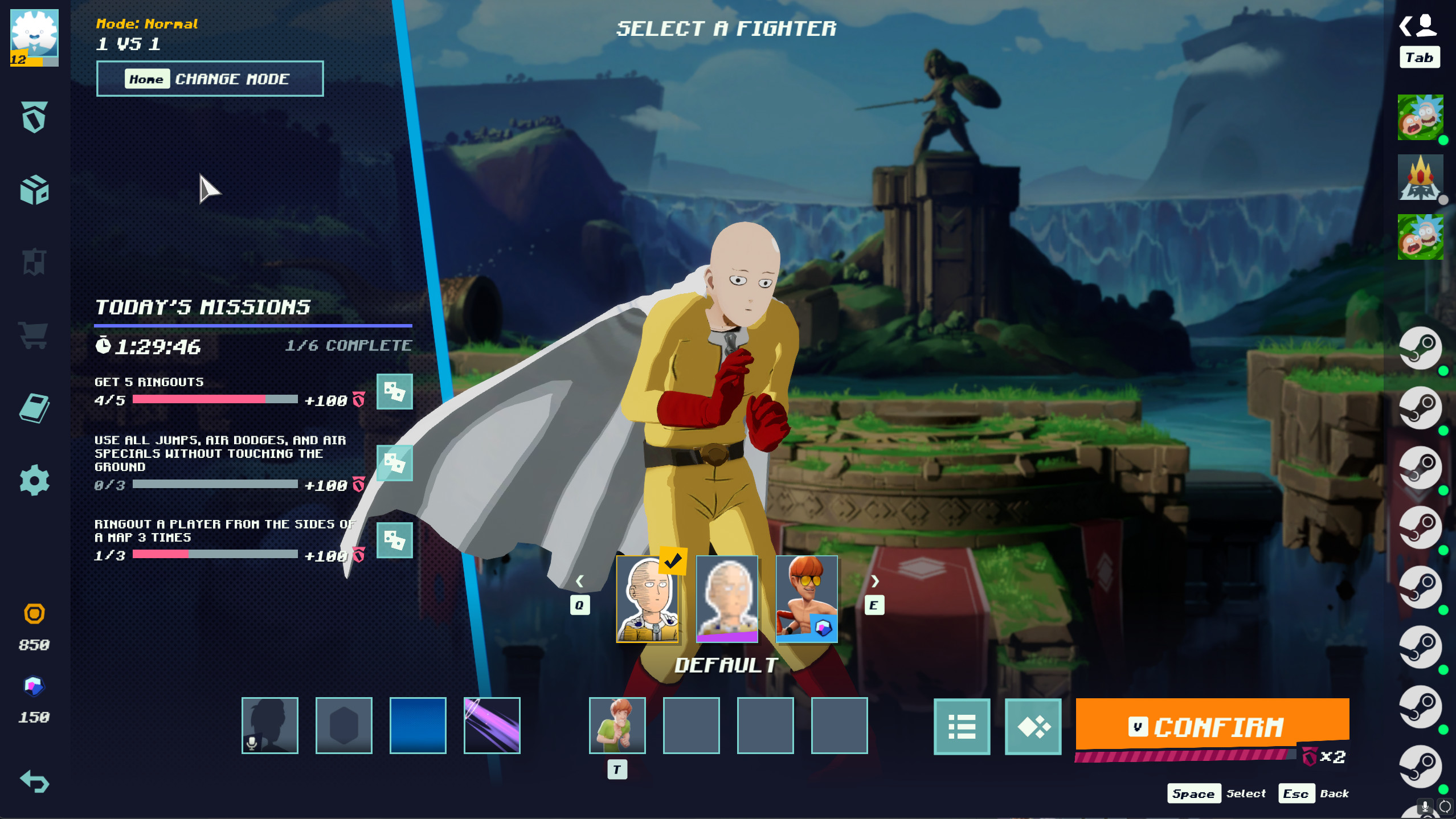 Saitama (One Punch Man) V1 – Kakarot Mods