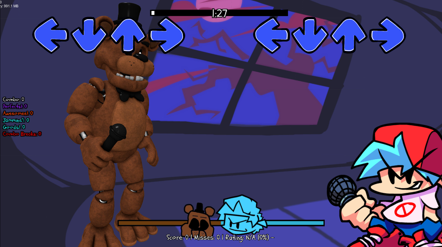 3D Freddy Fazbear! [Friday Night Funkin'] [Mods]