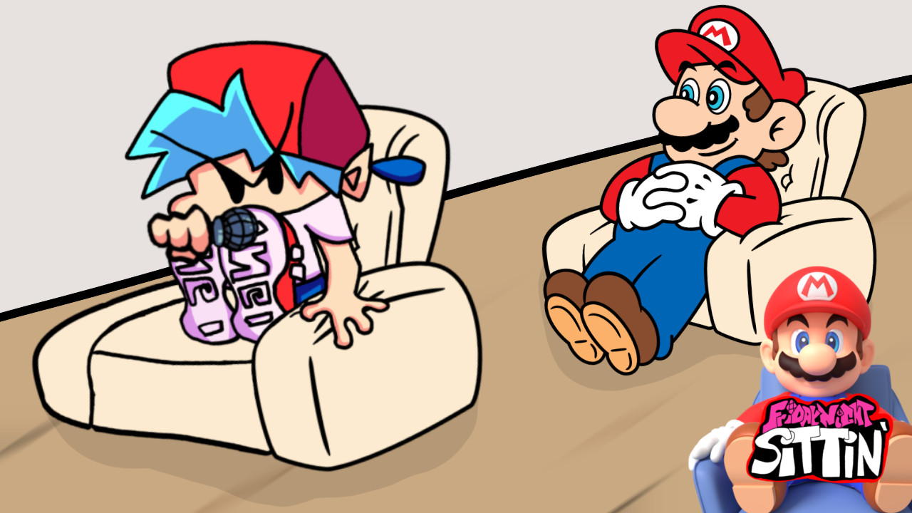 Friday Night Sittin': A Mario on a chair mod