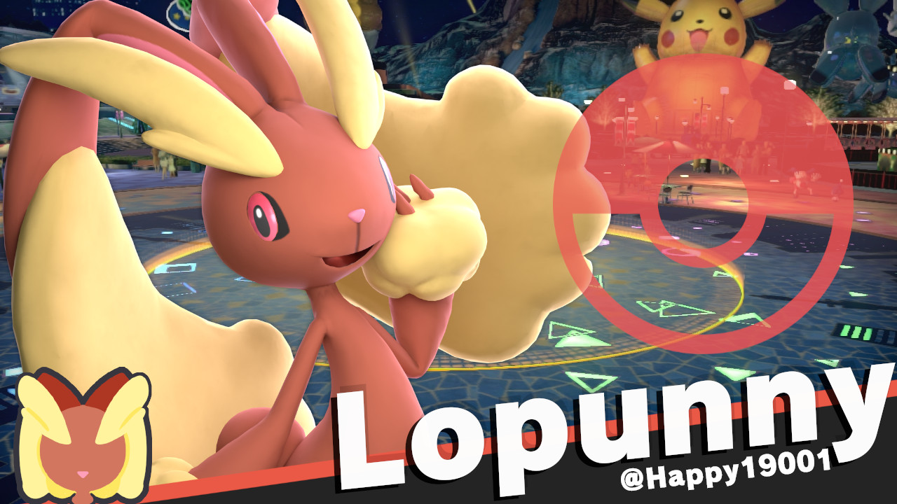 Pokemon lopunny uses smash