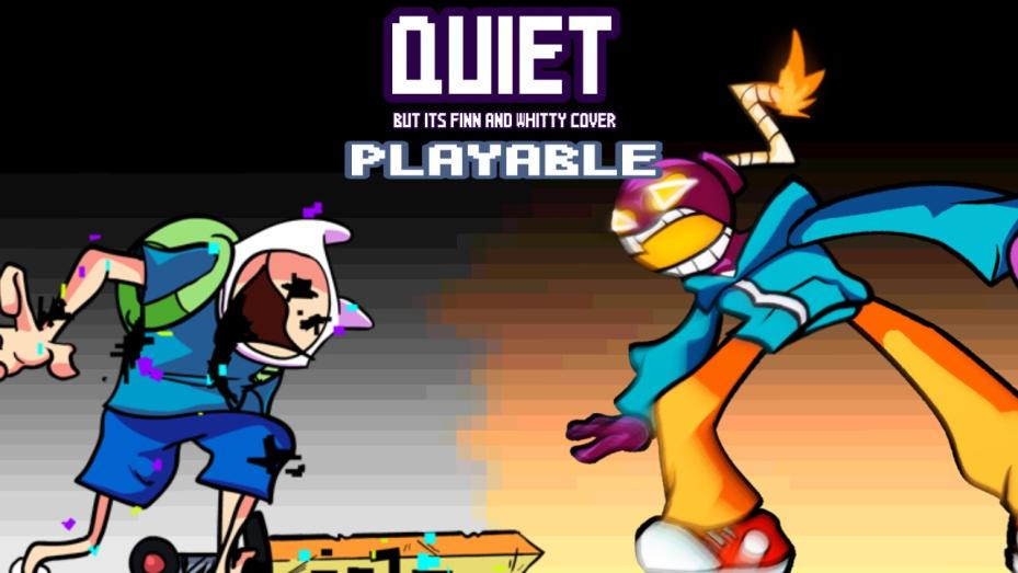 Quiet but it´s Whitty VS Pibby Finn Cover