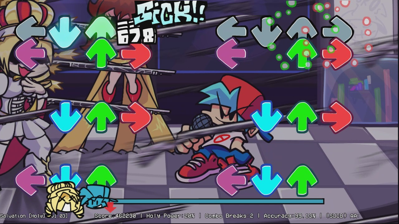 Salvation mania chart (vs mami)