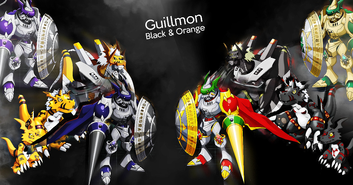 [ReSkin] Black & Orange Guillmon Full Line Mod for Digimon Survive | DM ...