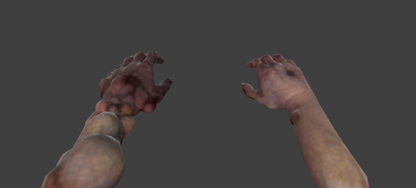 Zombie smoker hand