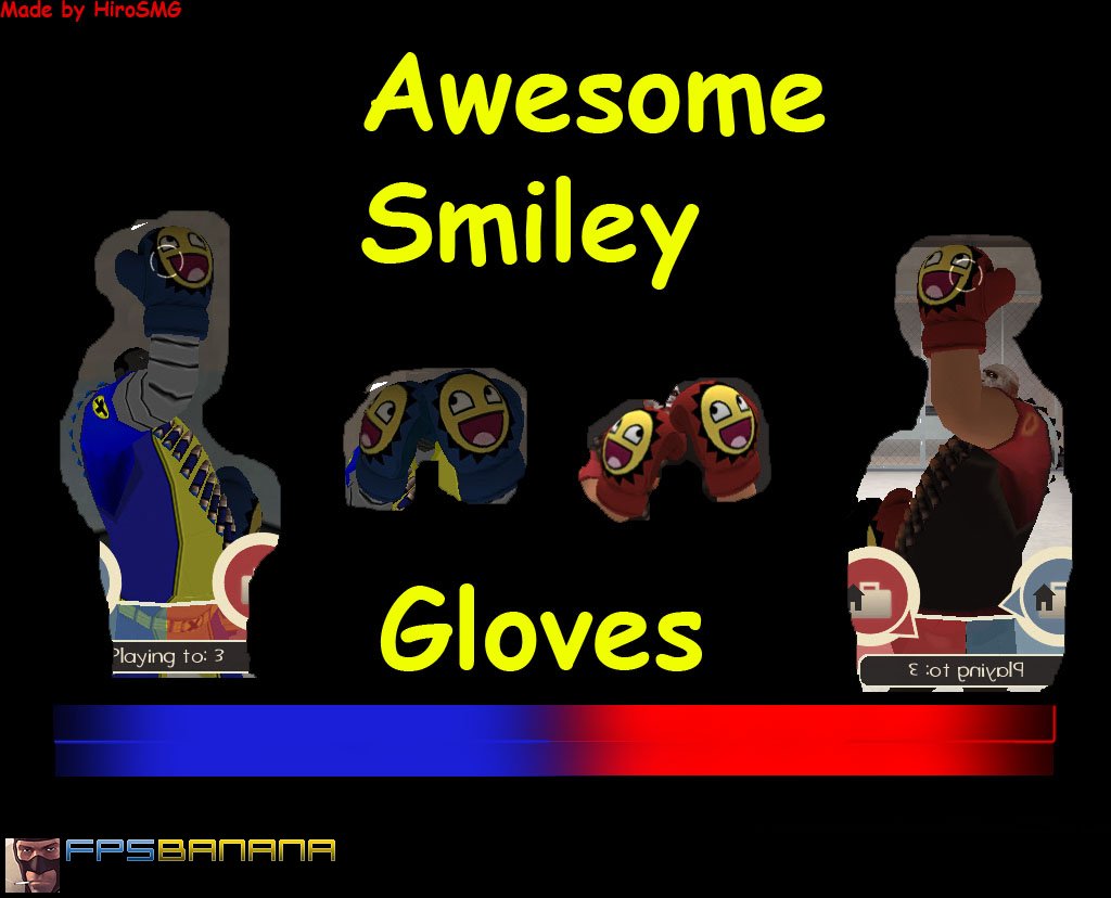 Awesome Smiley Gloves