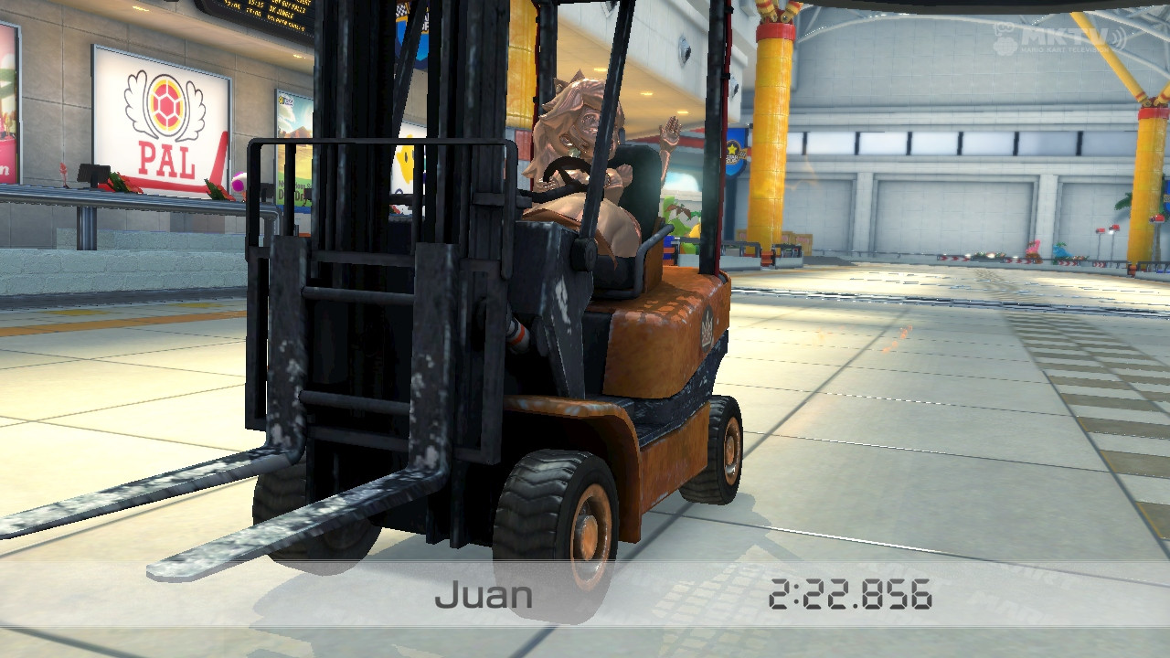 S&SASR Ryo Number 5 Forklift in MK8 [Mario Kart 8] [Mods]