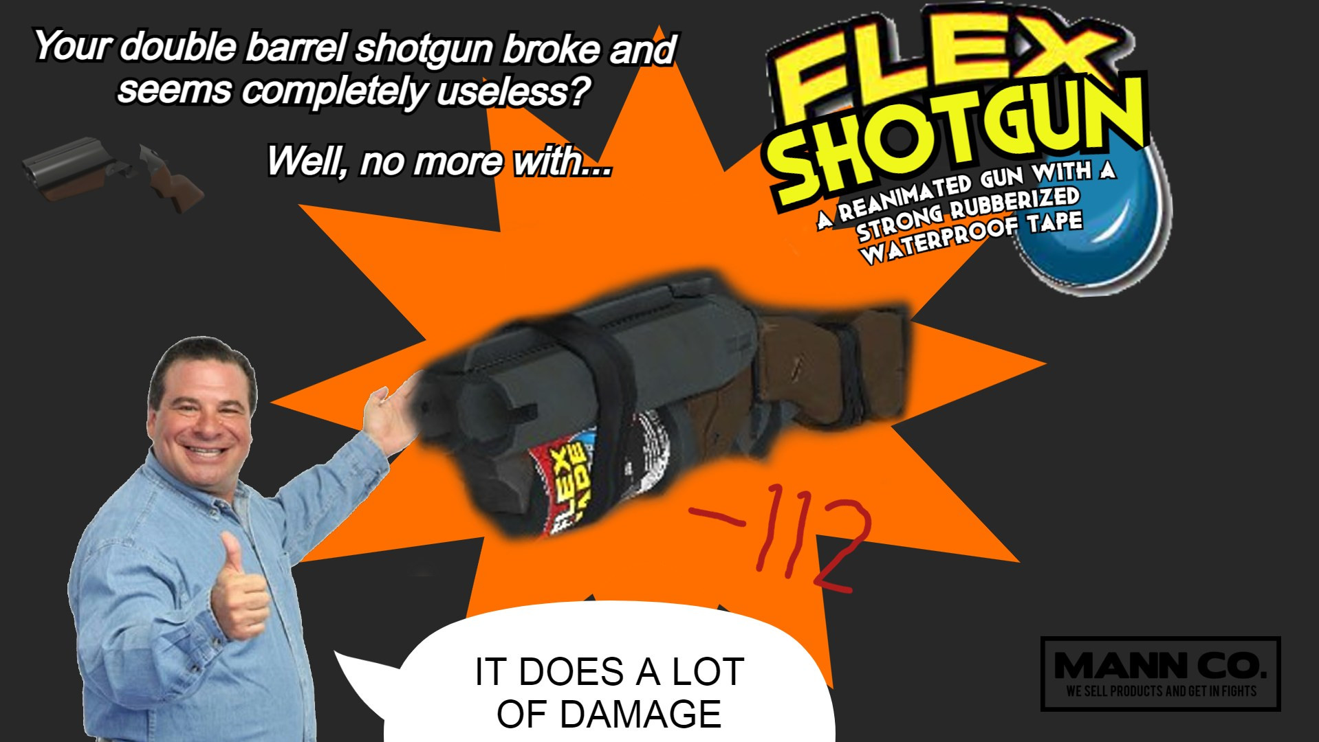 Flex Shotgun! (Soda popper reskin)