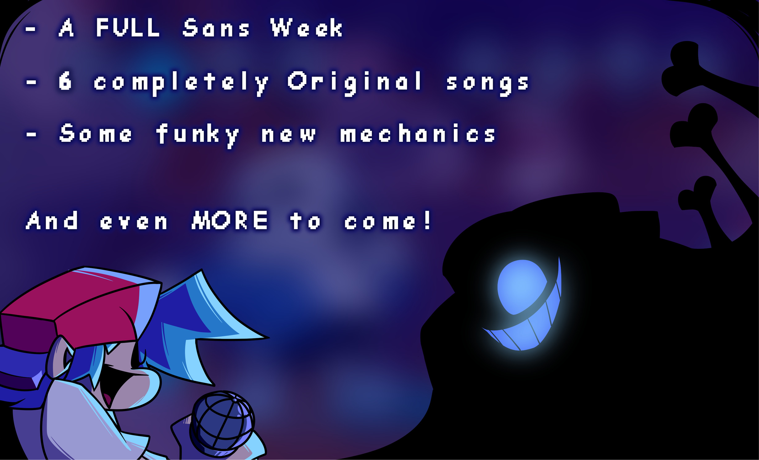 Friday Night Funkin' FT. Sans/Midnight Hunger