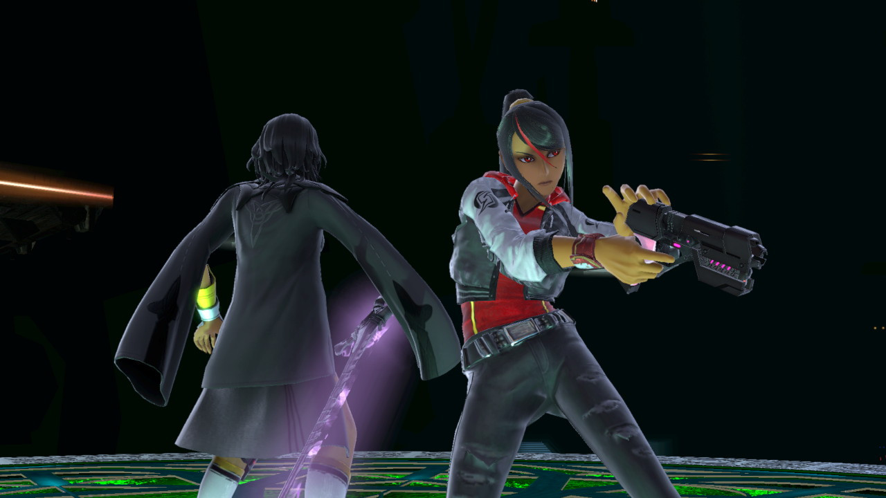 Shadow Recolor Shadow The Hedgehog Casual Zero Suit Samus Mod for Super Smash Bros ...