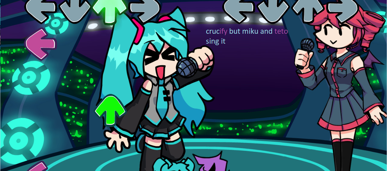 Crucify but it's a Miku and Teto cover