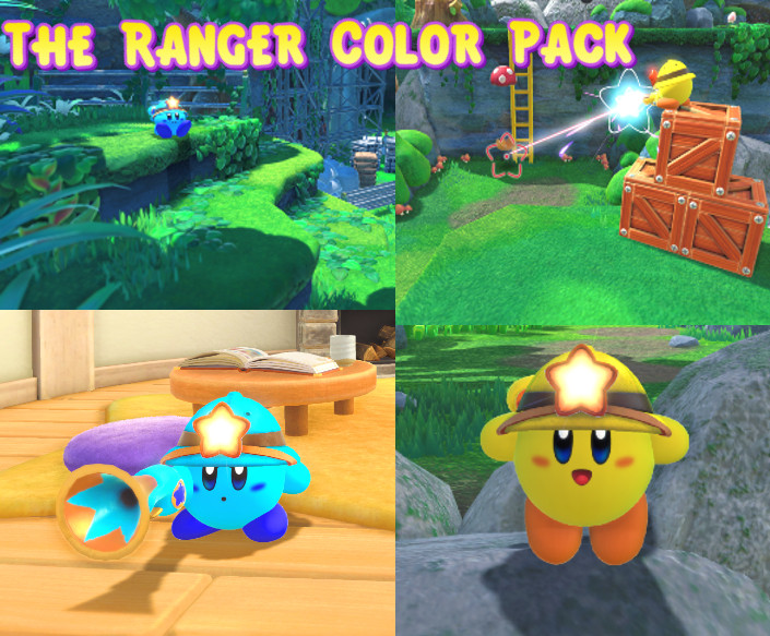 The Ranger Ability Color Pack [Kirby and the Forgotten Land] [Mods]