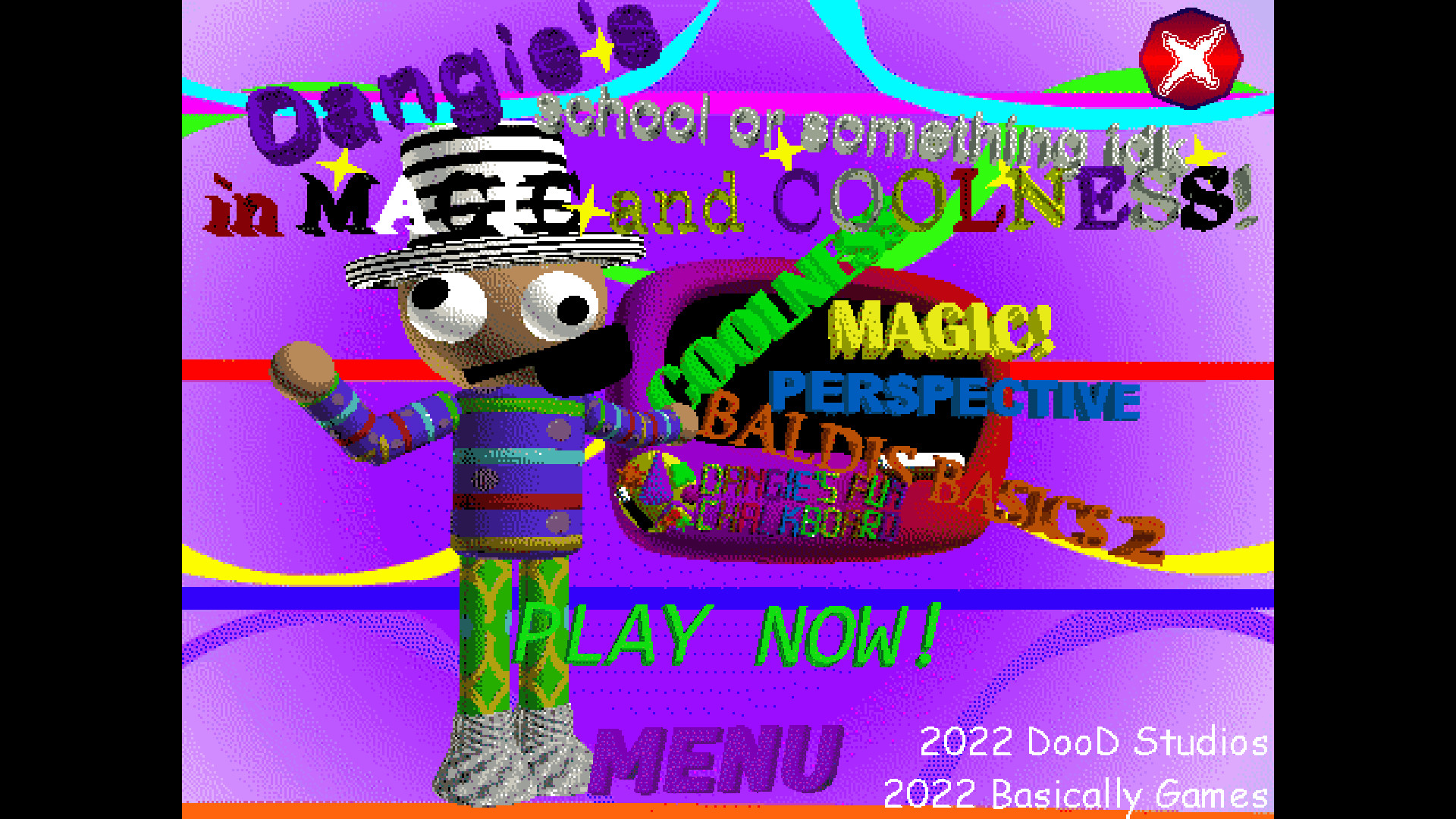 Games like Baldi's Basics Neon Texture Pack 1.4.3 port! 